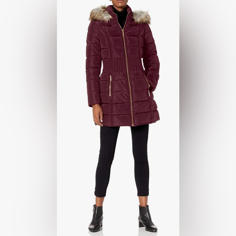 Laundry Womens Winter Cold Weather Puffer Coat